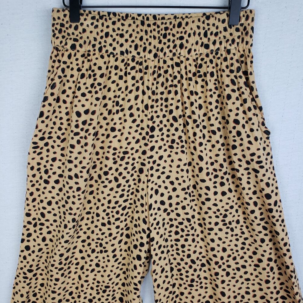 Billabong For Shore Wide Leg Pants Animal Print Casual Trousers size M Relaxed - Picture 4 of 10